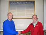 With David Farrel at Opening of Bancroft Math Book Exhibit 2005